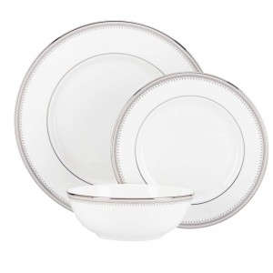 Lenox Belle Haven Bone China 3 Piece Place Setting, Service for 1 LNX7925